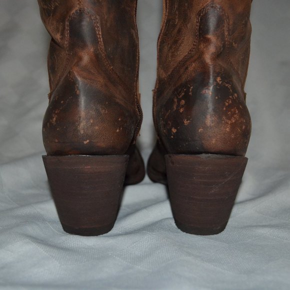 Old Gringo Brown Leather Boots - Picture 8 of 12